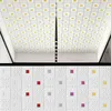 10pcs 3D Foam Wall Sticker Self Adhesive Roof Wallpaper Panel Home Decor Living Room Bedroom Stereo Decoration Ceiling Wallpaper 220113