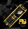 Luxury A8 Golden Bar Сотовые телефоны Классический мобильный телефон Dual SIM GSM Длинные в режиме ожидания Bluetooth Camera Металлическая Корпус Quad Band Мобильный телефон Бесплатный чехол