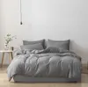 2021 Set di biancheria da letto di vendita a caldo 3 pezzi Solid Bed Suit Qulit Cover Designer Biancheria da letto Superficie disponibile in magazzino
