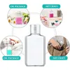 30ml 60ml Clear Plastic Empty Bottle Refillable Travel Bottles Small Containers with Flip Cap for Liquid Shampoo