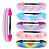 Gradient Tie-Dye Wstbonowa Opaska Kobiety Dzieci Dzieci Rainbow Hair Band Warps Casual Sports Skidproof Headwrap Akcesoria Sale E120409