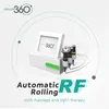 Вращение на 360 градусов, RF-машина 3-в-1, светодиодное оборудование для физиотерапии для уменьшения жира, роликовый массажер 360RF, лифтинг лица, подтяжка кожи, машина для похудения