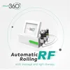 360 Degree Rotation 3-in-1 RF Machine Led Light Fat Reduction Physical Therapy Equipment 360RF Roller Massage Face Lifting Skin Tightening Slimming Machine