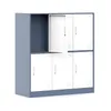 US stock Bedroom Furniture Locker Storage Cabinet - 6 Metal Wall Lockers for School and Home Storage Organizer a32
