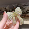 Summer Small Pearl Butterfly Hair Claws Hairpin Cute Pearl Clamps Metal Hair Clip For Women Sweet Accessories