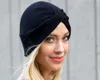 Saç Aksesuarları Yeni Stil Pamuk Çapraz Hint Şapkası Türban Şapka Şapka Avrupa ve Amerikan Popüler Saç Saç Kapakları