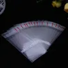 100Pcs Mini Plastic Cookie Packaging 5x10cm Cupcake Wrapper Bags Opp Self Adhesive Bags Gift Candy Bag Clear Lipstick Package