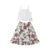 Saias Floral Princesa Bebés Meninas Roupas Chegada Bonito Straps Colete Multi-Color Born Infant Tutu Skirt Outfit