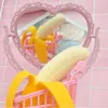Banana Squishy Toys Squeeze Sperme De nouveauté Jouet Soulagement Ventilant Décompression Décompression Decompression Funny Toys Fête Cadeau