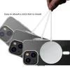 Telefooncases voor Apple Transparante Clear Acryl Magnetische Schokbestendige Telefoon Case voor iPhone 13 12 Mini 11 PRO MAX XR XS X 8 7 Plus met Detailhandel-pakket Compatibel