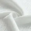 Rideaux Rideaux Rideaux en lin blanc pour cuisine fini moderne voile tissu stores tulle salon1