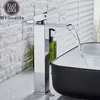 waterfall vessel sink faucets