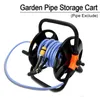 Garden Hoses Reel Pipe Storage Cart Exclude Winding Tool Rack Portable PP PlasticMetalCopper Y200106