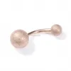 lek saaie Poolse ballbelly ring roestvrijstalen allergie gratis navel bell -knop ringen voor vrouwen mode sieraden