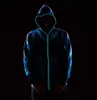 Led Glowing Hoodies Men Women Colorful Wolves Luminous Hooded Sweatshirt Street Club Women Men Couple Hoodies Sudadera Hombre C1116