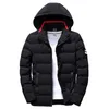 Мужские брендовые моды осень зимняя куртка парку пальто с капюшоном теплые мужские зимние пальто повседневные пальто 4xl Parkas вниз мужчина 201104
