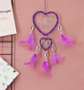 Wall Love Heart Dream Catcher Decorative Objects Home Decoration Wind Chimes Car Interior Feather 1222165