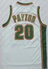 أعلى جودة 2 Moses Malone 6 Julius Erving جيرسي أزرق أحمر أبيض 20 Payton 13 Wilt Chamberlain Stitched Soccer Jerseys