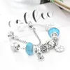 Charm Bracelets CHIELOYS Original Bracelet For Women DIY Murano Glass Bead Fine Silver Color Dazzling Daisy Pendant Kids Gift1