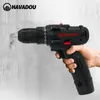 HAVADOU Torque Cordless Impact Electric Drill 12V Mini Power Driver 2 Speed choice Screwdriver 2012256726569