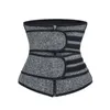 Entrenador de cintura para mujer Body Shaper Cinturón adelgazante Cincher Corset Fajas Gimnasio Doble banda para el sudor Soporte para la espalda Belly Trimmer 201222