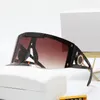 Klasyczne okulary przeciwsłoneczne męskie okulary przeciwsłoneczne projektantka Kobieta One Piece soczewki Gogle