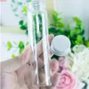 30 * 120 * 21mm 60 ml glasflaskor Aluminiumlock Parfym Vätskebehållare Tomt Transparent Clear Present Wishing Jars 24PCSlothigh QualTit