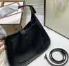 Sans Logo Échantillon Baguette En Cuir Noir Luxurys Designers Sacs Argent Moraillon Boucle Sous Les Bras Sac Un Sac À Bandoulière Nouvelle Mode Sac À Main Bourse