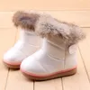 COZULMA Inverno Peluche Neonate Stivali da neve Scarpe calde Cuoio piatto con scarpe da bambino per bambini Stivali da neve all'aperto Ragazze Scarpe per bambini LJ200911