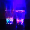 Błyszczące plastikowe kubki Luminous przezroczyste 5.5 * 5 cm Mała pojemność Cup Party Party Prezent Tumbler Piwo Napoje Picie 1 2aks N2