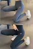 Klassisk Brev Leggings Kvinnor Flickor Gym Yoga Byxor Bottoms Designer Sport Fitness Tights Jogger Running Byxor Sexig Snabb Torr Övning Pant M-L 2 Färger