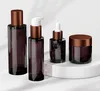 Spot PETG 30ml dropper skin care product bottle 50ml 120ml set lotion bottle 50g face cream thick wall cosmetic jars