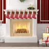 Udekoruj Christmas Stocking 22cm Tkanina Red Christmas Stockings