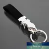 Men Leather Keychain Gifts Jaguar Car Key Chain Stainless Key Ring Metal Keychains Men Jewelry