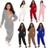 kvinnor fleece jumpsuit