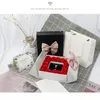 1 SZTUK Rose Gift Wrap Box Walentynki Prezenty Pudełka Pudełkowe Biżuteria XD24293