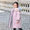 Olekid 2020 소녀를위한 겨울 아래로 자켓 두건을 위해 겨울 코트 5-14 년 아이들 10 대 소녀 겉옷 Parka LJ201017