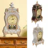 Desk Alarm Clock Vintage Clock Classical Royalty Sitting Room TV Cabinet Desk Imperial Furnishing Creative Sit Pendulum Clock Y200164J