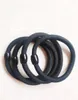 Hair Tie Female Simple Basic Style Rubber Band Black Leather Case Thick Adult Hair Rope Hair Ring Wholesale