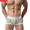 Soutong Underpants 4 pcs / short de lot imprimé coton Cueca masculina boxeurs sous-vêtements hommes Y200415