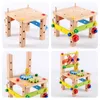 DIY Wooden Disassembly Chair Tool Assembly Of Nuts Chair Children's Puzzle Toys Wooden Block Toys Gift for Children 2 Models LJ200928