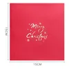 3 d手作りクリスマスのグリーティングカードクリスマスの装飾サンタクロースボックスの装飾カードお祝いパーティー用品