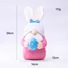 Páscoa Bunny Gnome Gnomo Páscoa Gnomes Faceless Bunny Dwarf Boneca Rabbit presentes Sueco Anão Decoração Casa Decoração