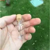 Clear Transparent Glass Bottles Jars With Cork Decorative Wedding Gift Crafts 50pcs 24 45 12 5mm 10mlhigh quantity233t