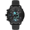 Full Black Saat Steampunk Kafatası Paslanmaz Çelik İskelet Mens Quartz Saatler En İyi Marka DZ Saat DZ4582 DZ4576237H
