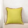 Solid Pillow Case Office Hotel Pillow Cover Luxury Pillow Cases Bedroom Sofa Cushion Cover Sitting Living Room Car Decoration