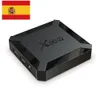 スペインからの船x96qテレビボックスAllwinner H313 Quad Android 10 OS 1GB 8GB 2GB 16GB