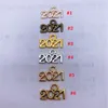 Auf Lager 2021 Zahlen Mehrfarbige Halskette Anhänger 14*10mm Anhänger Dekorationen Alte Silber Legierung Schmuck Zubehör Großhandel