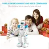 Robot RC pour enfants, télécommande infrarouge programmable intelligente et robots de détection de gestes avec lumières musicales, marche, chant 201211