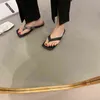 2022 Ny Ankomst Kvinnor Flip Flop Sommar Slippers Mode Leopard Flat Heels Thongs Slides Ladies Casual Footwear Sandaler Y220221